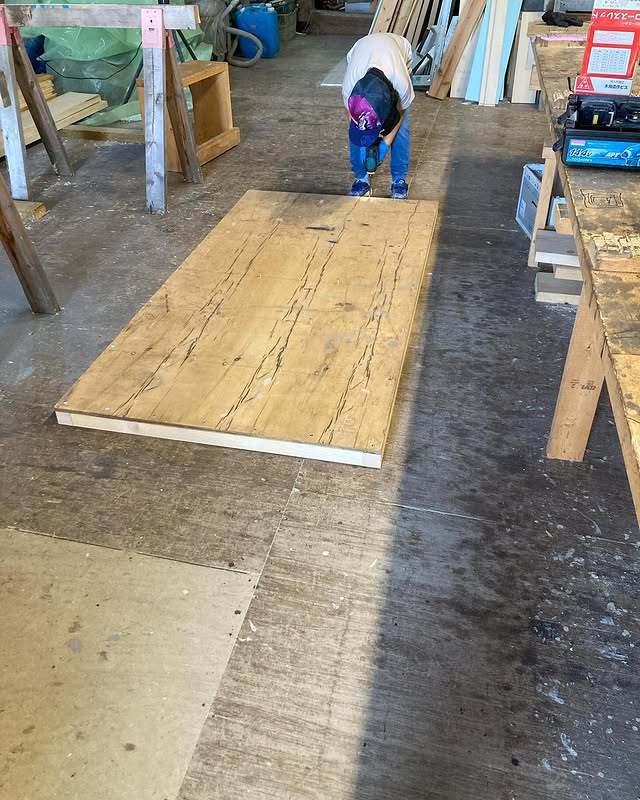 【プライベートワークショップIN作業場】床から施工、マンツーマンで指導する日曜日