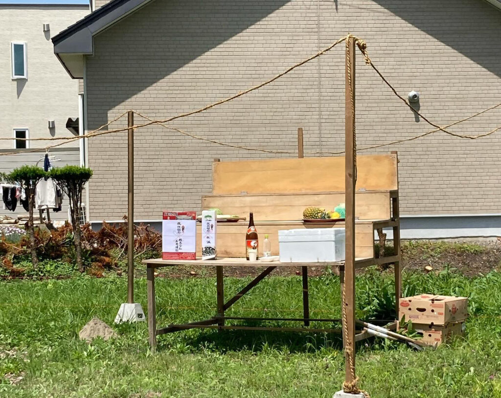 【帯広】大安吉日、地鎮祭。家づくりが始まります