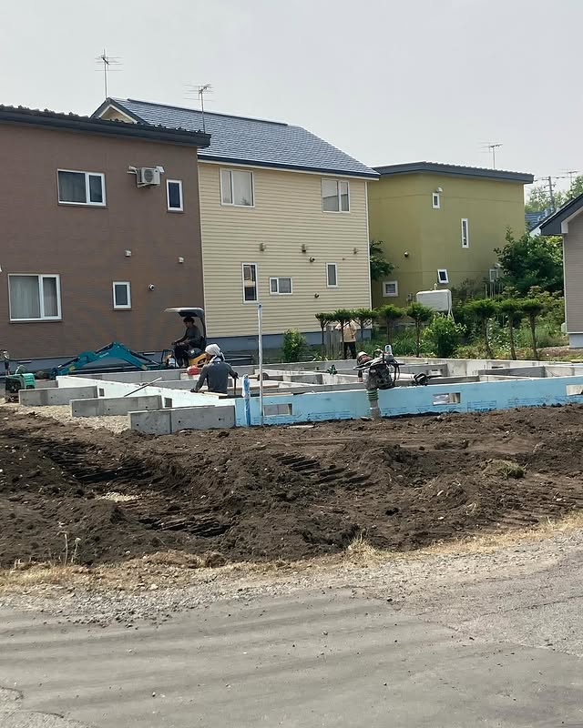 【帯広】基礎工事、安全性を確保する埋め戻し終了。