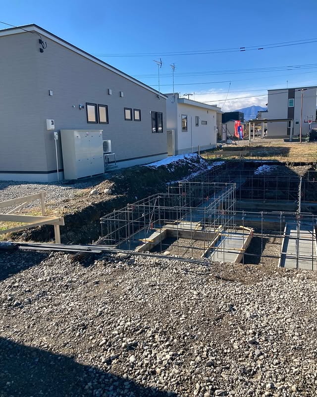 【芽室】ベースコンクリート打設、試行錯誤の毎日。