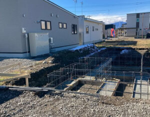 【芽室】ベースコンクリート打設、試行錯誤の毎日。