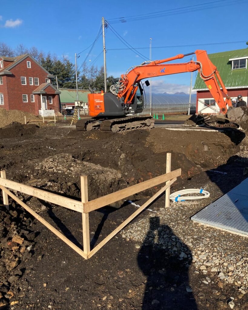 【音更】天気も味方に？基礎工事が進んでいます