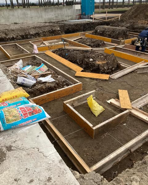 【音更】天気も味方に？基礎工事が進んでいます