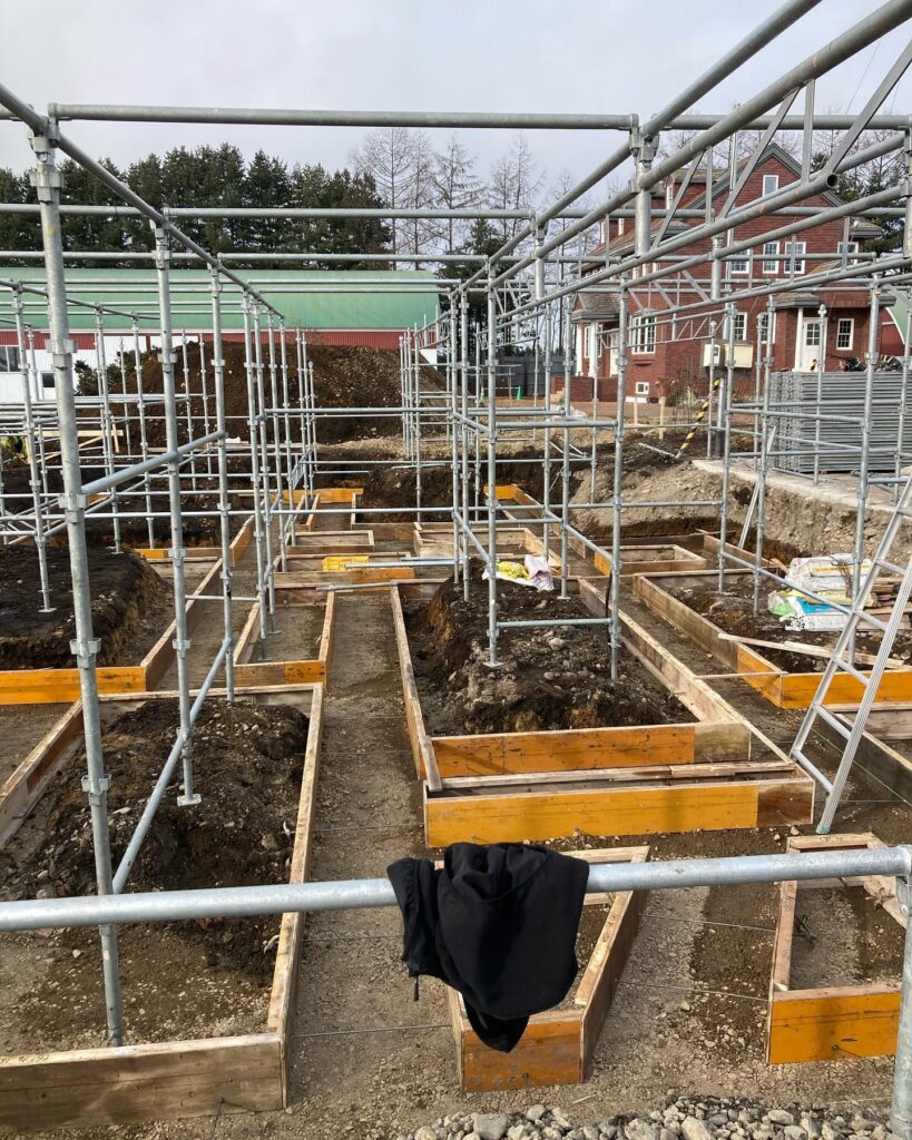 【音更】各業者様に感謝、養生が無事終了