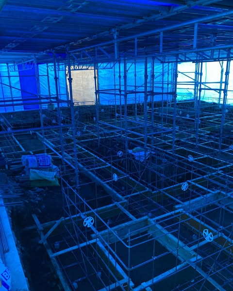 【音更】各業者様に感謝、養生が無事終了