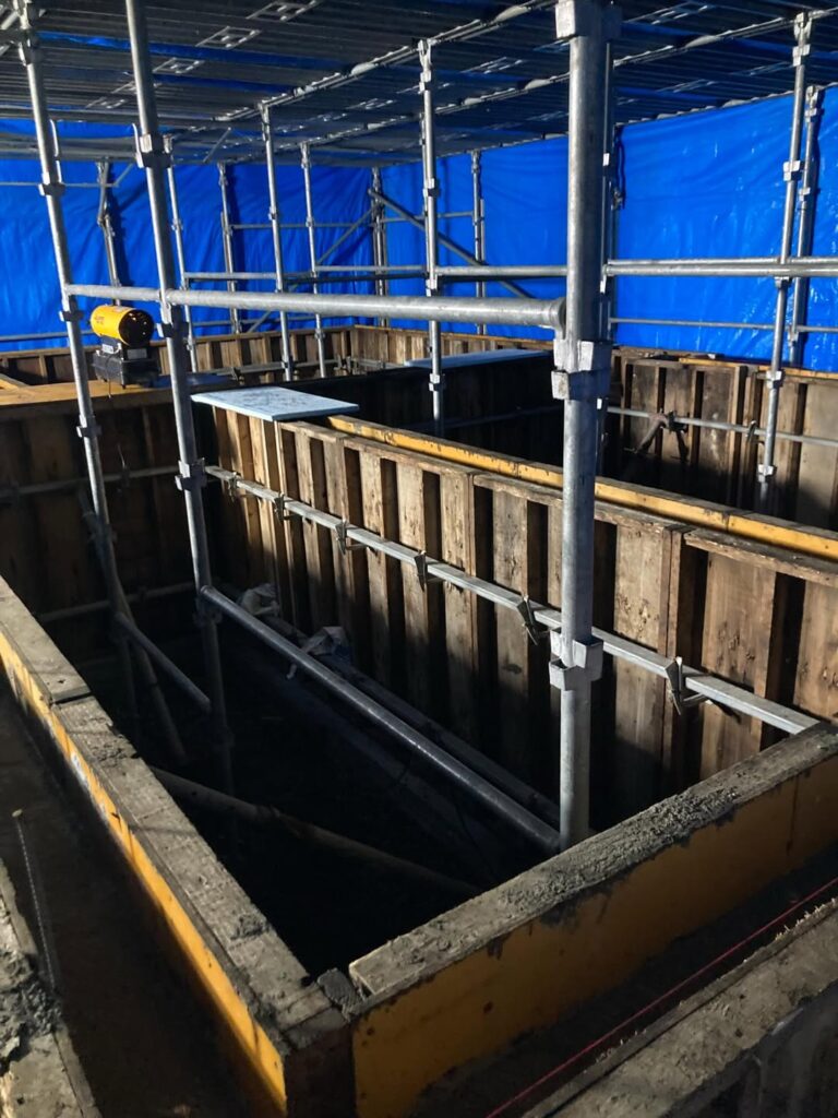 コンクリート君のご機嫌を伺いに現場へ