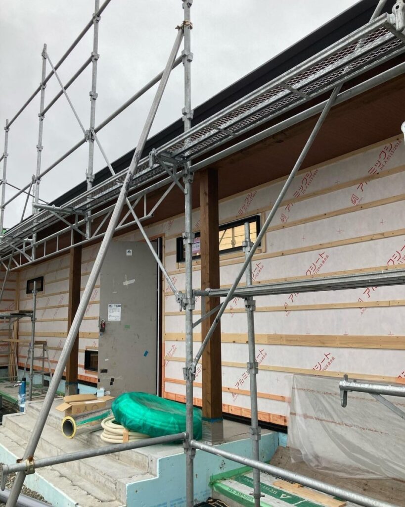 更別の現場の進捗状況です