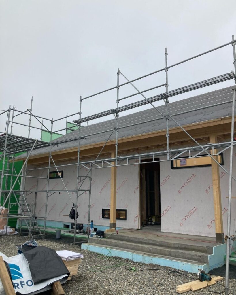 更別の現場の進捗状況です