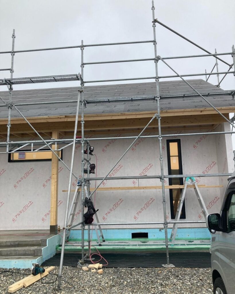 更別の現場の進捗状況です