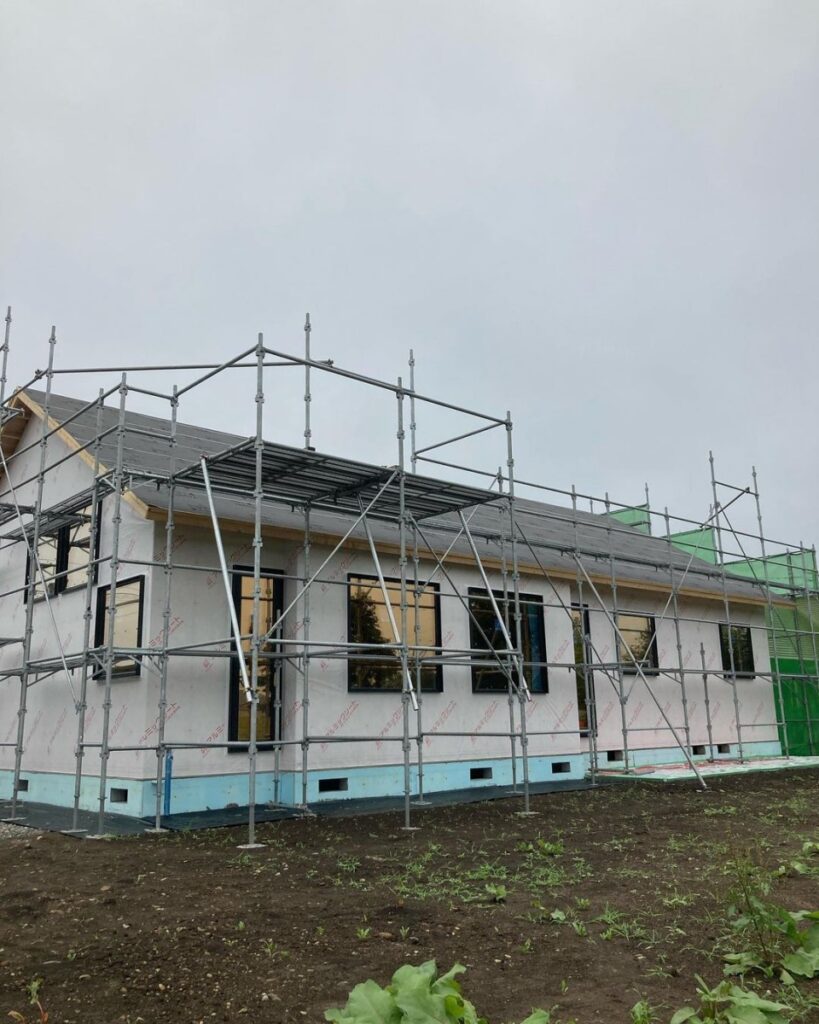 更別の現場の進捗状況です