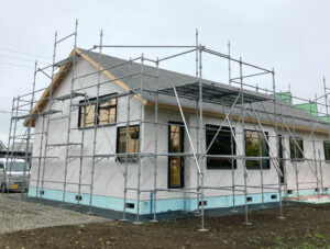 更別の現場の進捗状況です