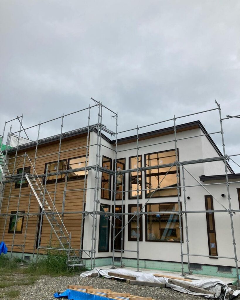 ラップサイディング終了