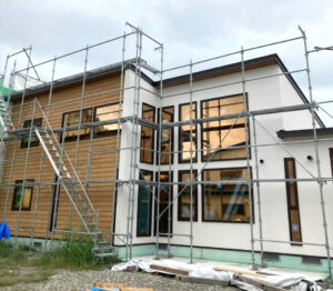 ラップサイディング終了