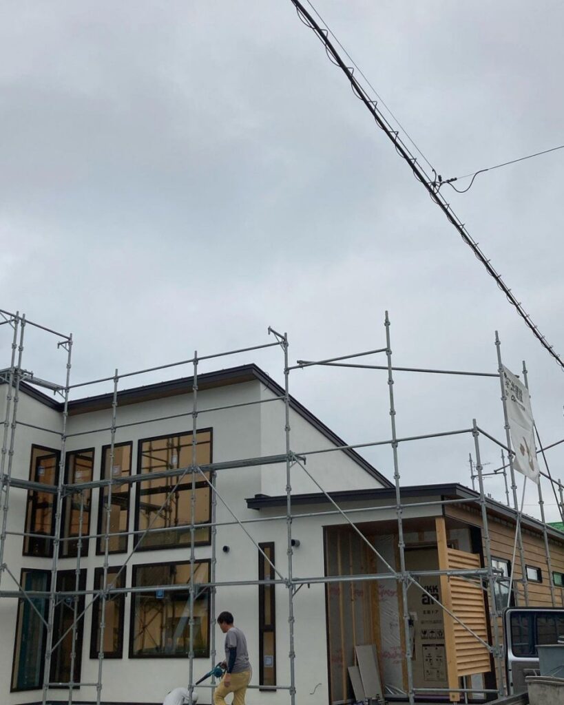 【幕別】NSアート(外壁漆喰)終了しました