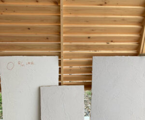 【幕別】NSアート(外壁漆喰)終了しました