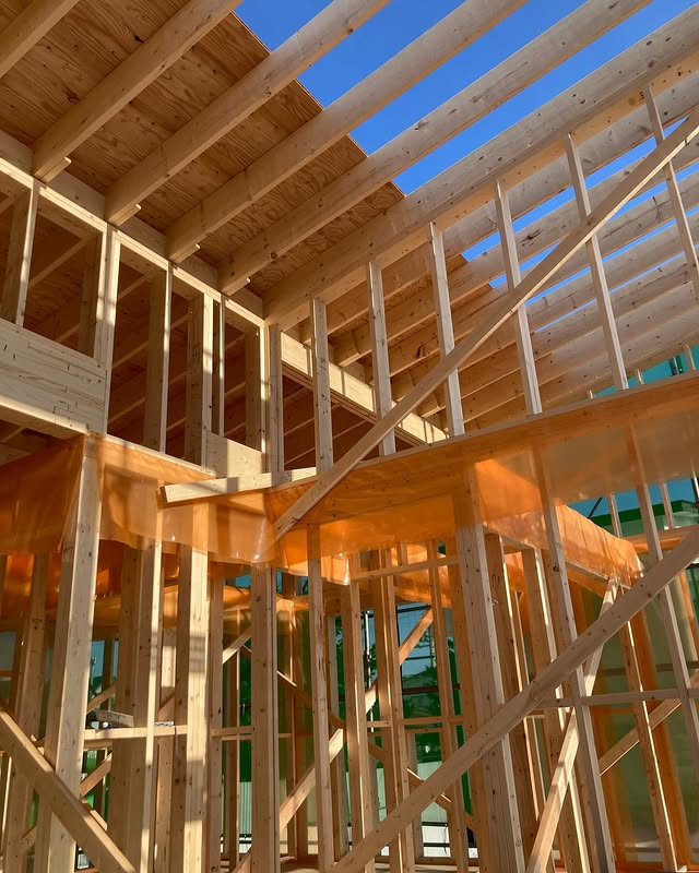 【清水町】アスファルトルーフィングで雪が降っても大丈夫。