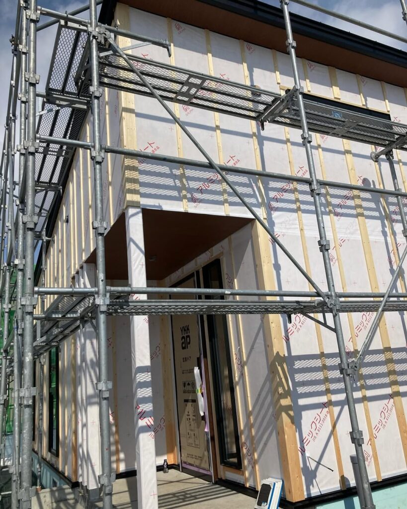 【清水町】各職人の綿密な連携、外観の仕上がりも楽しみです