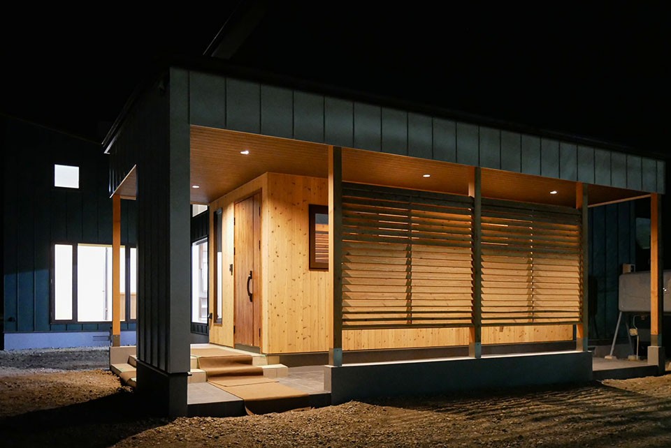 家事動線と収納にこだわった家族4人の家　芽室町M邸　2019年完成