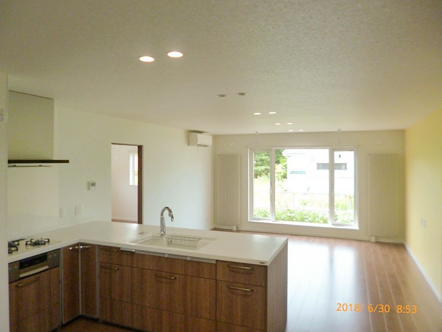 家事動線が使いやすい共働き夫婦の家　帯広市S邸