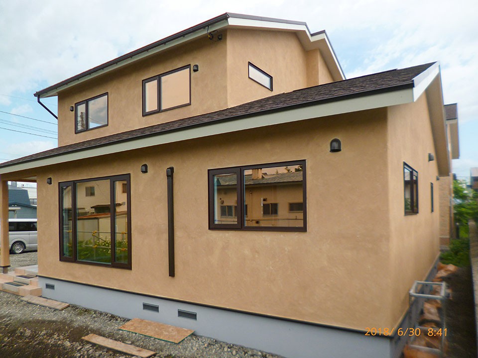 家事動線が使いやすい共働き夫婦の家　帯広市S邸