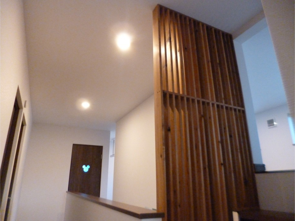 スキップフロアがあるちょっとモダンな家　幕別町U邸