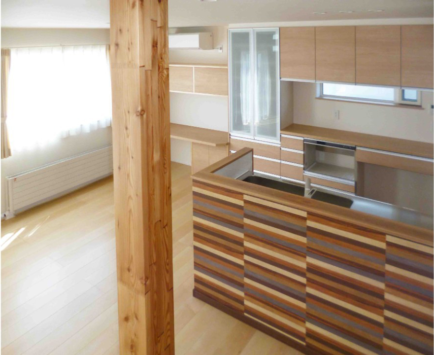 ウッディモダンな注文住宅　帯広市T邸