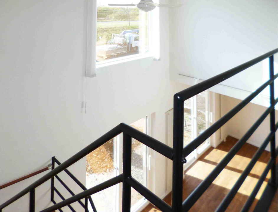 木と鉄を組み合わせたインダストリアルな仕上げ　帯広市Y邸